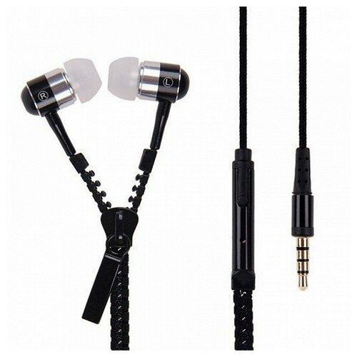 Наушники на молнии Zipper черный 31000₽