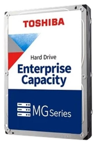 Жесткий диск Toshiba Enterprise Capacity MG09ACA18TE 3.5" 18.0Tb SATA 6 Gbit/s, 512 Mb, 7200 rpm. HeliumMAMR. SIE/SED