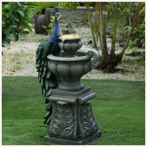 Изображение товара Фонтан для дачи и сада 'Павлин', Фонтан для дома декоративный, садовый фонтан