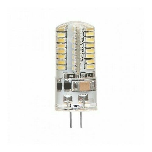 General G4 12V 3W 4500K 4K 36x10 SMD силикон BL5 (цена за 1шт.) 652300
