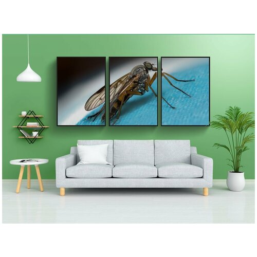 фото Набор модулных постеров для интерьера "летать, бекас летать, крыло" 60x90 см. в тубусе, без рамки lotsprints