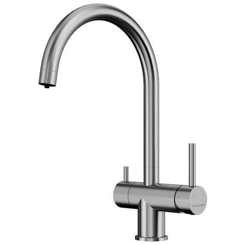 Смеситель для кухни Vanhausen VN15.240.100 под фильтр с поворотным изливом, нержавеющая сталь