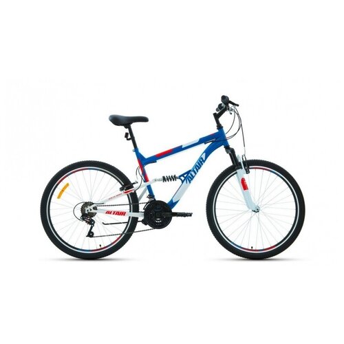 фото Велосипед 26" altair mtb fs 26 1.0 18 скоростей синий/красный 20-21 г рама 16" rbkt1f16e004