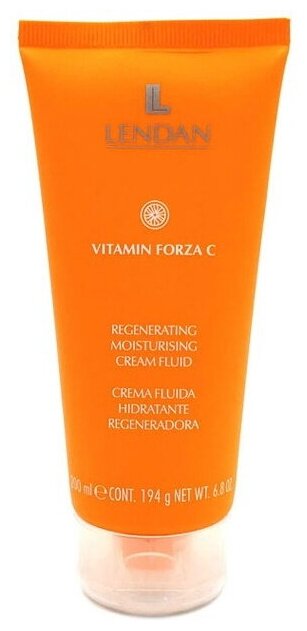 Восстанавливающий увлажняющий крем с витамином С, 200 мл/ Regenerating Moisturising Cream, Lendan (Лендан) 200 мл