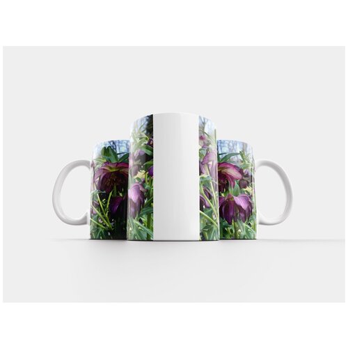 фото Кружка "морозник, зима, цветок" 320 мл lotsprints