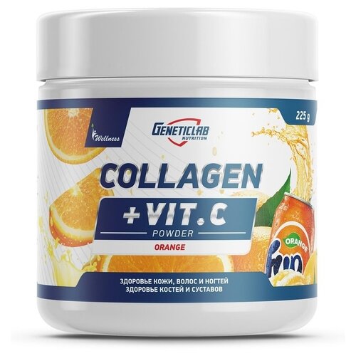 Препарат для укрепления связок и суставов Geneticlab Nutrition Collagen Plus, 225 гр.