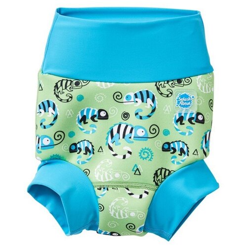 Плавки-подгузник, зеленый геккон 3