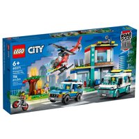 Конструктор LEGO City 60371 Штаб-квартира аварийных транспортных средств, 706 дет.