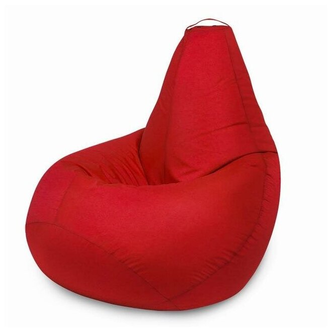 Внешний чехол для кресла-мешка "Груша", размер XXXXL-Комфорт, оксфорд, Красный - фотография № 1