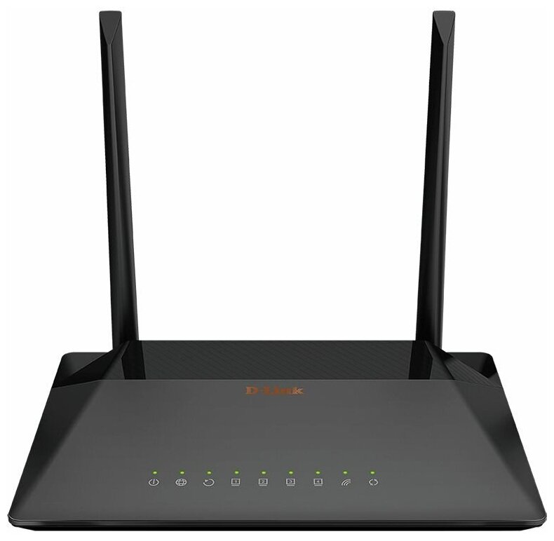 Маршрутизатор D-Link DSL-224 VDSL2/ADSL2+ N300 Wi-Fi Router 4x100Base-TX LAN 2x5dBi external antennas Annex A DSL port Ethernet WAN support