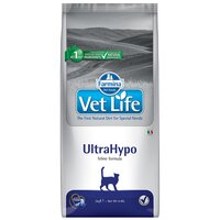 Сухой корм для кошек Farmina Vet Life UltraHypo при аллергии, при проблемах с ЖКТ 2 кг