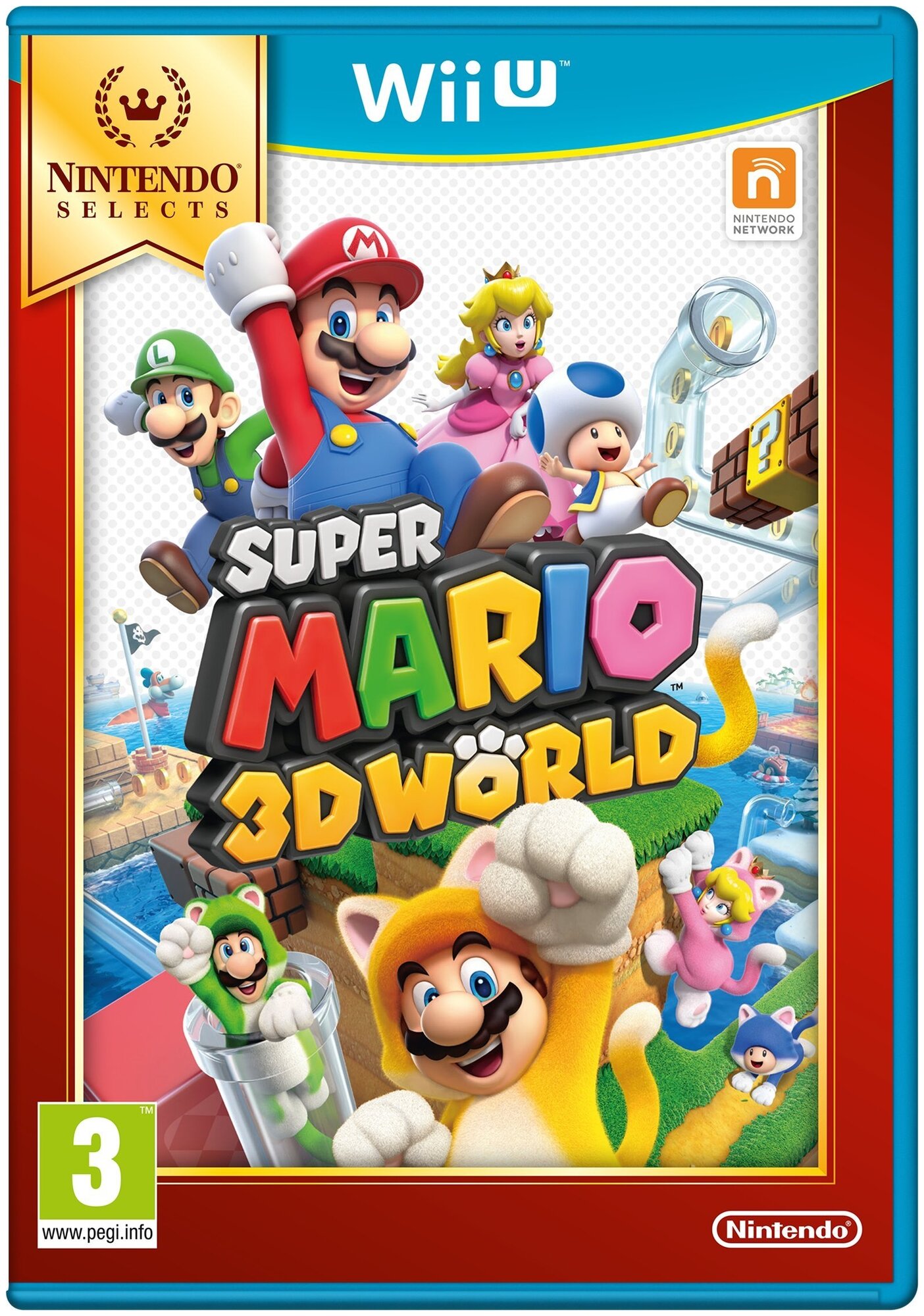 Игра Super Mario 3D World для Wii U