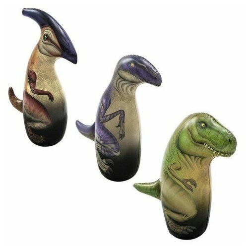 фото Надувная игрушка-неваляшка bestway 52287 "динозавр" 3+, 3 вида