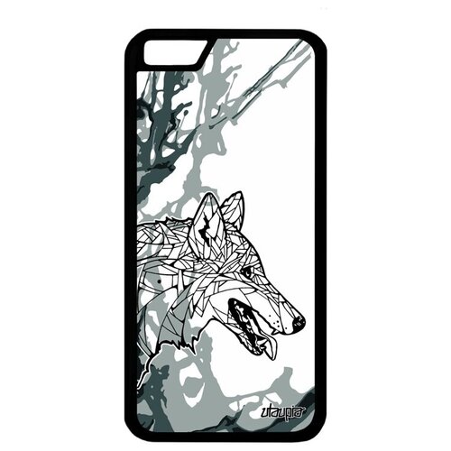 фото Чехол на телефон // iphone 6s // "волк" wolf зверь, utaupia, серый