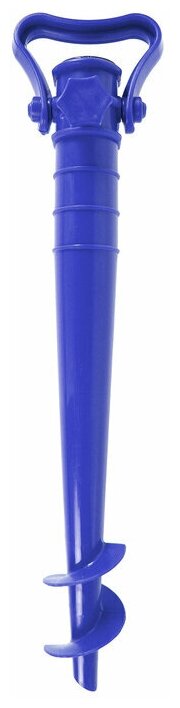 Подставка для крепления зонта в песке 40 см с фиксатором, цвета микс./В упаковке шт: 1 - фотография № 3