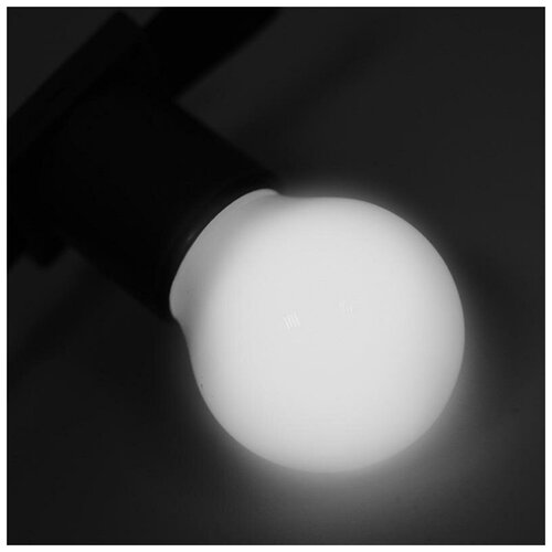 фото Лампа шар dia 45 3led e27 белый (405-115) neon-night