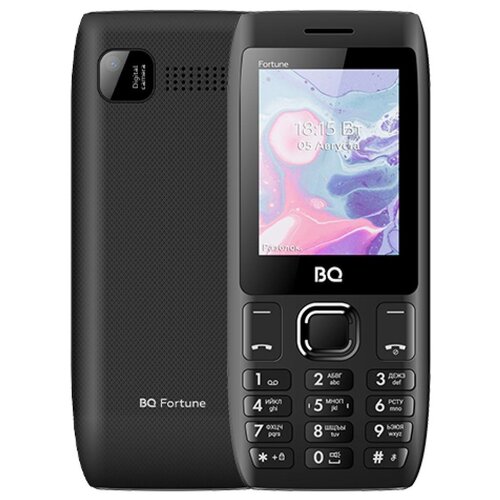 Телефон BQ 2450 Fortune, 4 SIM, черный