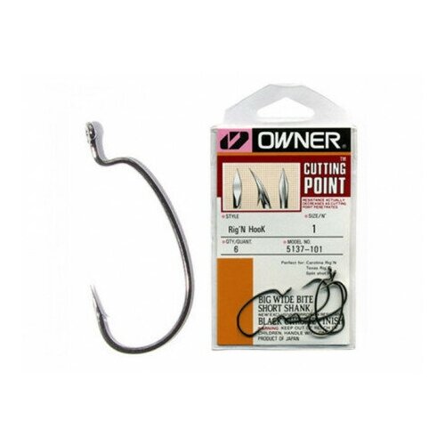 Крючок офсетный Owner 5137 Rign Hook (Размер # 3/0; 5шт )