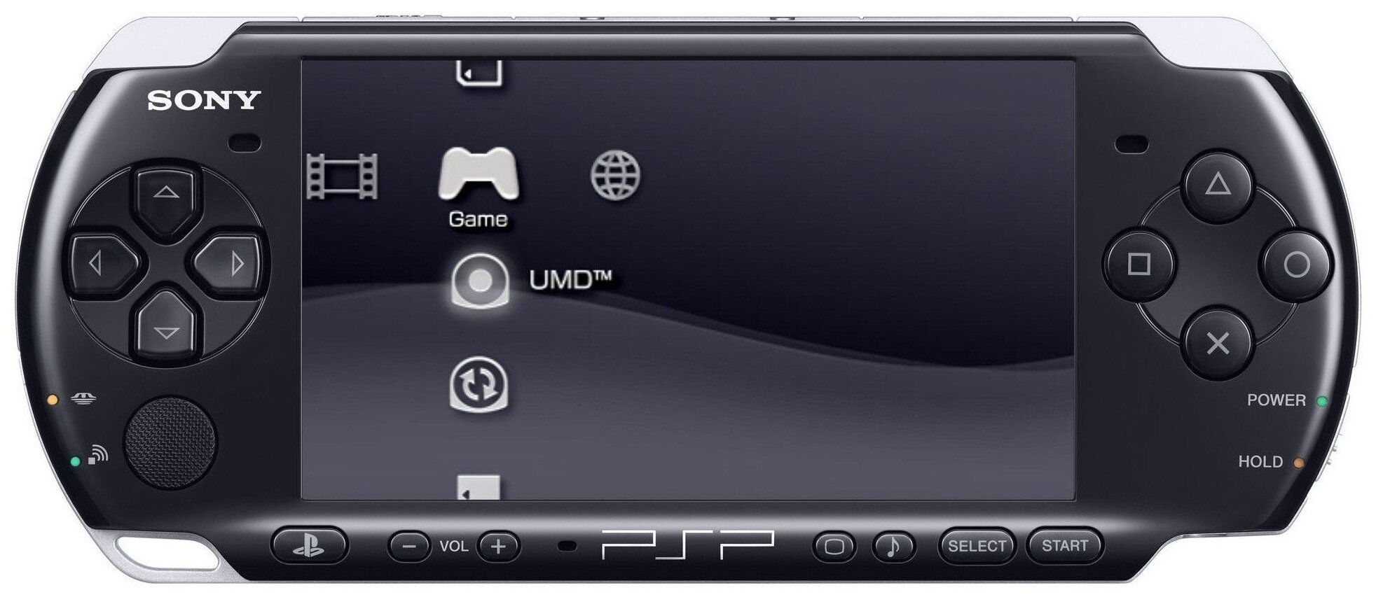 Игровая приставка Sony PlayStation Portable Bright (PSP-3000) SSD, без игр, черный