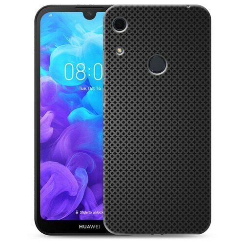 фото Дизайнерский пластиковый чехол для huawei y6s металл 100gadgets
