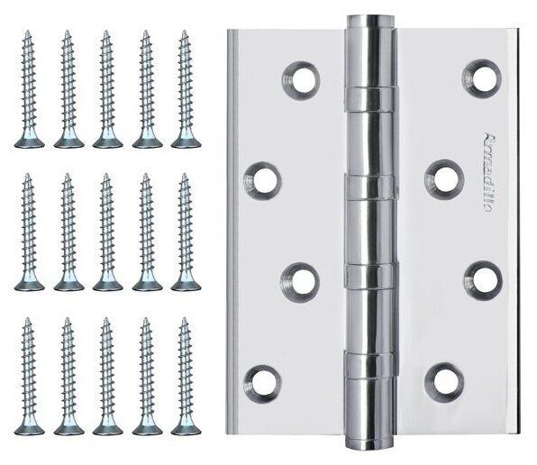 Петля универсальная ARMADILLO 500-C4 100x75x3 CP хром /31393/ (1 шт) - фотография № 6