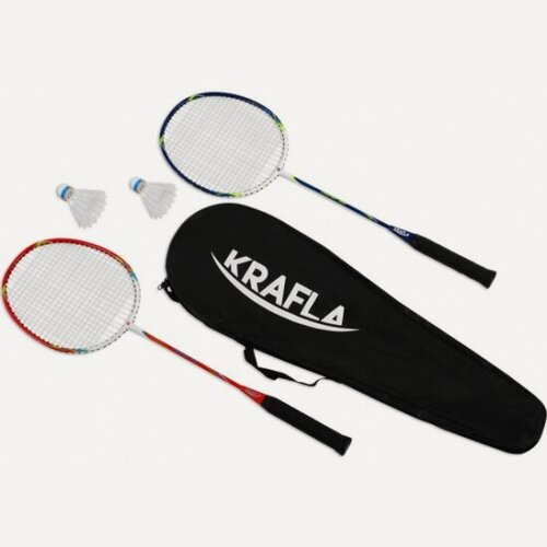 Изображение товара Набор для бадминтона Krafla COMFORT200 с ракетками (2 шт) и воланами (2 шт)