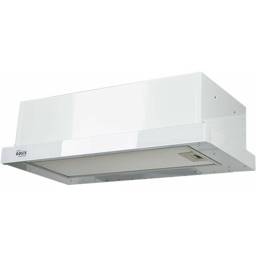 Встраиваемая вытяжка OASIS UV-60WG F управление кнопочное белый 869300₽