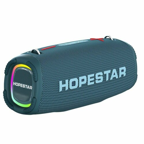 Колонка Hopestar A6 Max с микрофоном 80Вт (синяя)