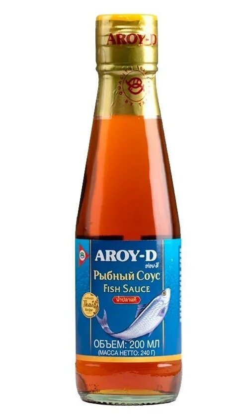 Соус рыбный, Fish Sauce, "AROY-D", 200 мл, Таиланд