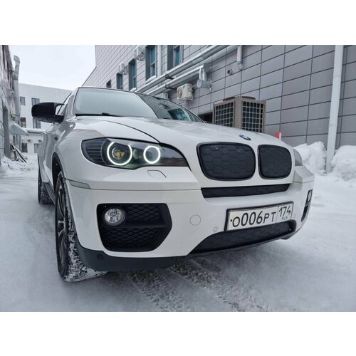 Утеплитель радиатора и бампера для BMW X6 2007 -2012 E71 Комплект 4 детали