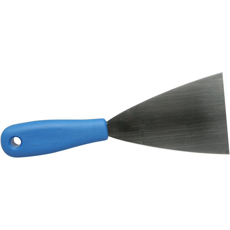 Скребок FBK 80мм нержавеющая сталь-1мм, ручка пластик синий 88080-2 1585677