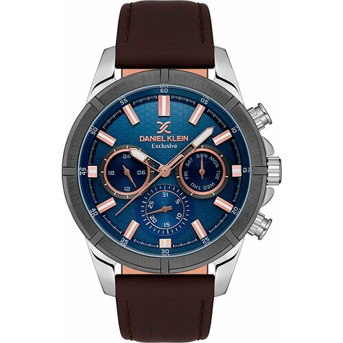 Наручные часы Daniel Klein Exclusive, коричневый, серебряный