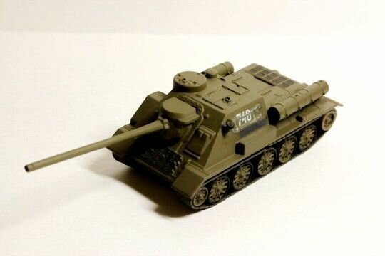 Масштабная модель 1/72, противотанковая СУ-100