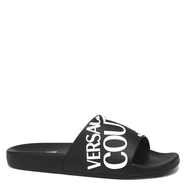 Шлёпанцы Versace Jeans Couture, размер 41, черный