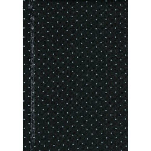 Ткань 600300D ПВХ Горох черный фон 525₽
