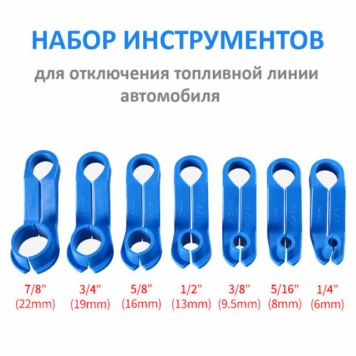 фото Набор инструментов для отключения топливной линии автомобиля sovepsshop