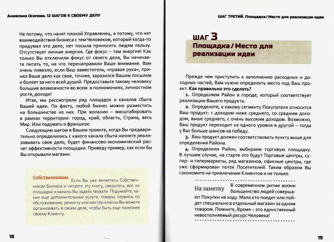 12 шагов к своему делу. Пособие для начинающих бизнесменов