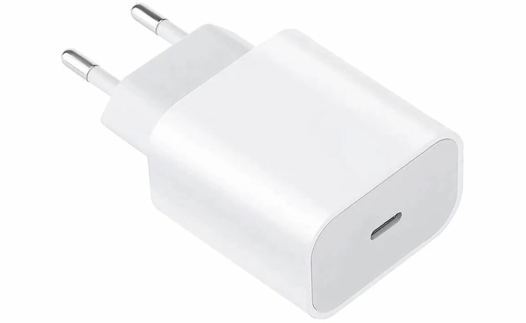 Сетевое зарядное устройство Xiaomi Mi 20W Charger Type-C, мощность Qi: 20 Вт, Global, белый