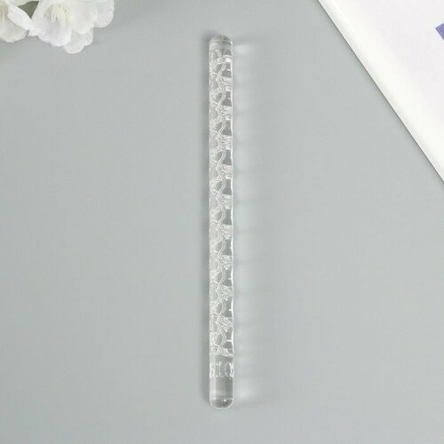 Скалка для творчества акрил Цветочная нить 16х1 см 500₽