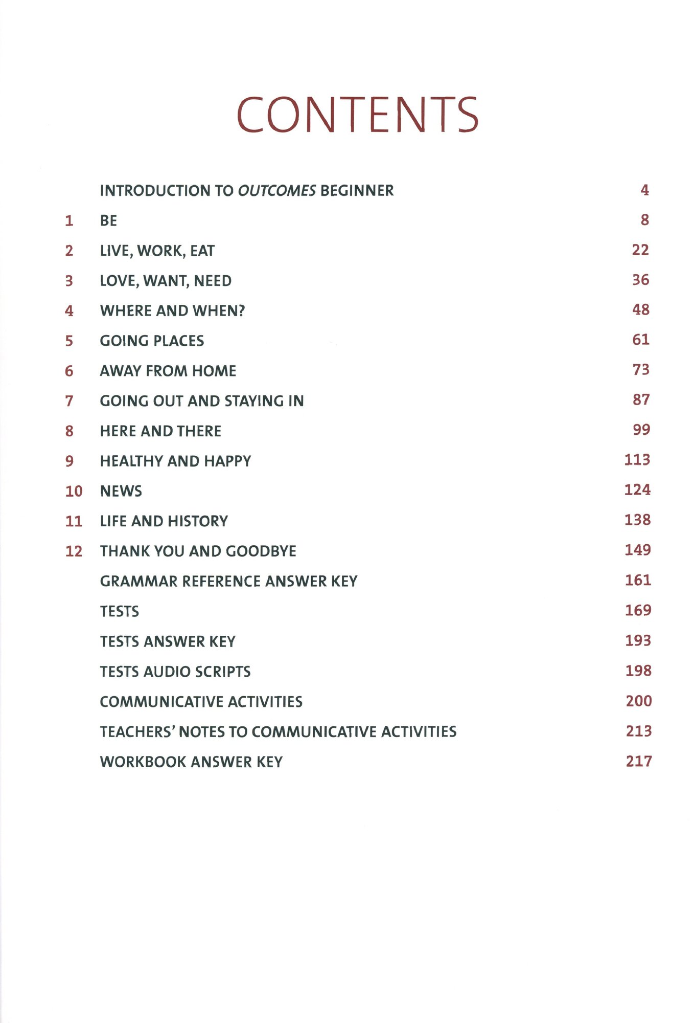 Outcomes. 2nd Edition. Beginner. British English. Teacher Book and Class Audio CD - фото №10