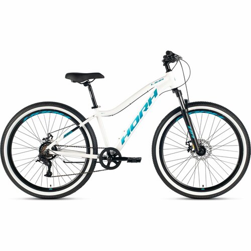 Велосипед горный Horh Lima LMD 7.0 27.5" (2024) White-Turquoise-Black ...