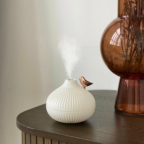 Увлажнитель воздуха и аромадиффузор с подсветкой для дома ночник белый 169000₽