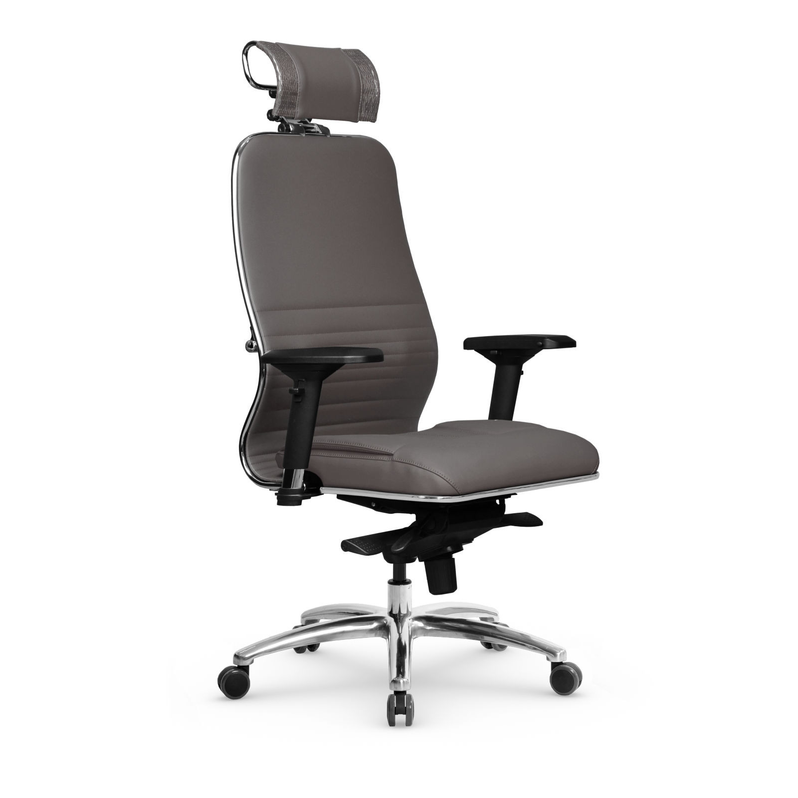 Кресло Samurai KL-3.04 MPES, кресло Метта с механизмом качания, кресло компьютерное, кресло офисное, кресло самурай, кресло для дома и офиса (Серый)