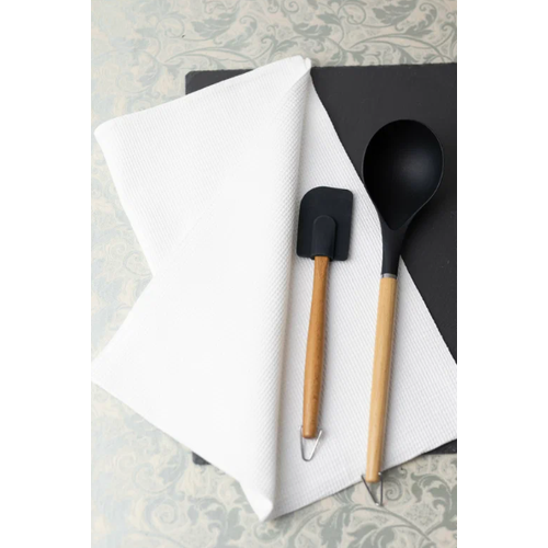 Полотенце вафельное белое. Кухонное. Плотность 240 м/г. 45x90