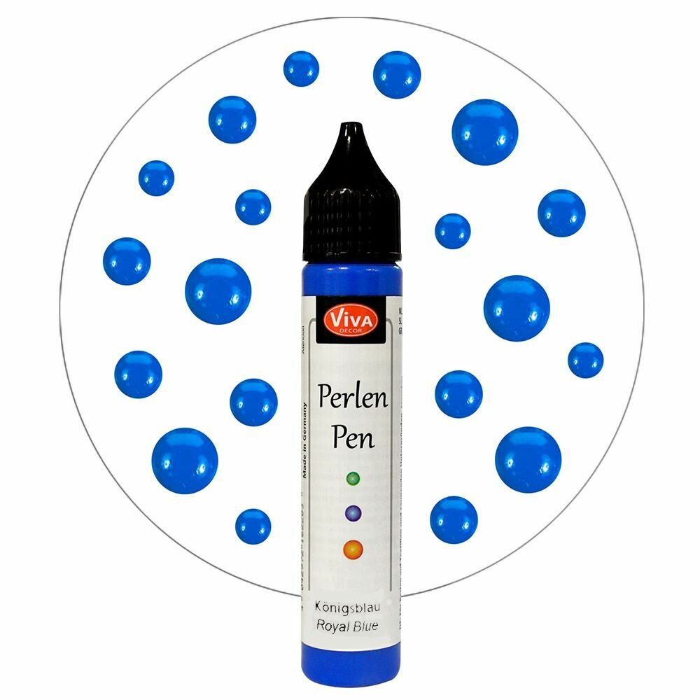 Краска для создания жемчужин "Perlen-Pen", королевский синий, 25 мл