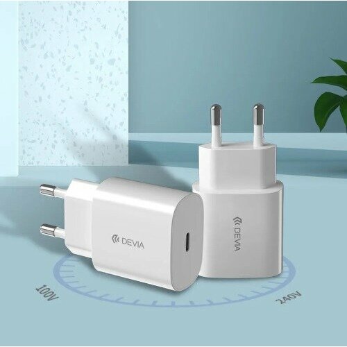 Devia Сетевое зарядное устройство Smart Series PD Quick Charger, Type-C, 25 Вт, белое