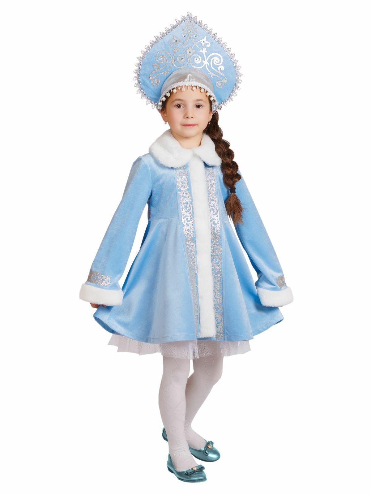 Карнавальный костюм детский Снегурочка Вьюжная