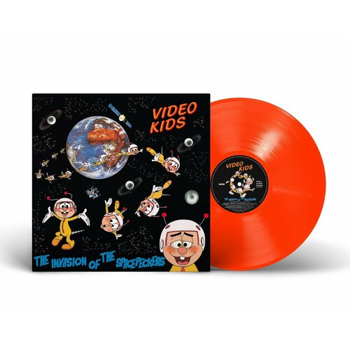 виниловая пластинка video kids the invasion of the spacepeckers 1984 2023 black vinyl Виниловая пластинка Video Kids - The Invasion Of The Spacepeckers (1984/2023) (Limited Orange Vinyl)
