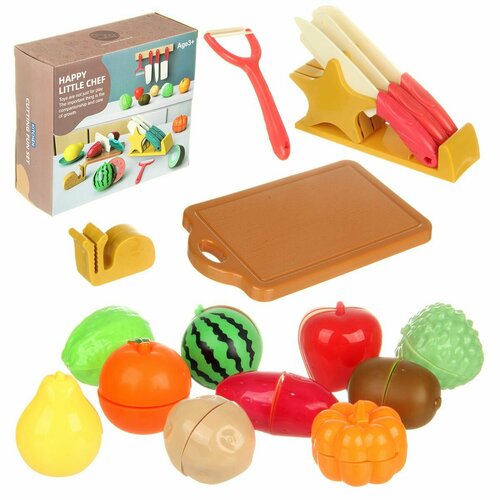 Игровой набор продуктов для резки, Veld Co / Набор посуды детский набор овощей фруктов посуды игрушечный магазин