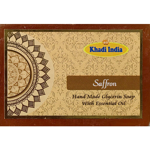 almond honey khadi india миндаль и мёд глицериновое мыло ручной работы кхади индия 100 г SAFFRON, Khadi India (шафран глицериновое мыло ручной работы, Кхади Индия), 100 г.